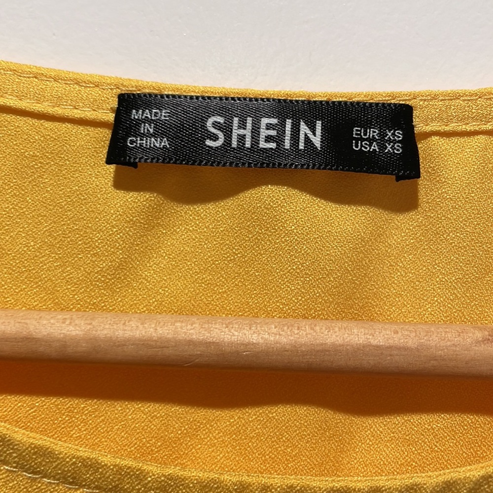 Marigold yellow short sleeve dress - Picture 3 of 3